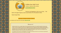 Desktop Screenshot of goldengatesufi.org