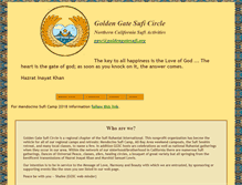 Tablet Screenshot of goldengatesufi.org
